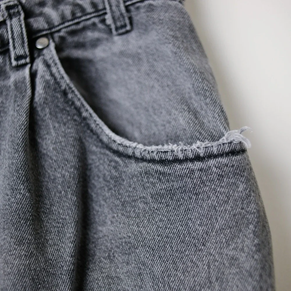 Vintage Levi's SilverTab Loose‎ Jeans 34x34 (31x32) Black Gray Y2K Baggy Skater